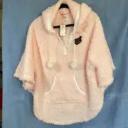 Primark Love to Lounge Soft Pink Peach Mouse Sleep cape hood One Size