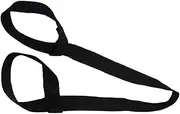 ADOCARN Adjustable Cotton Yoga Mat Sling Lightweight Exercise Mat Carrier Strap Soft Durable Black Yoga Mat Strap Convenient Carrying for All Mat