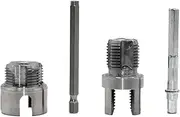 2pcs PVC Pipe Threader Kit Integrated Internal External Pipe Threading Tool Internal And External Pipe Threading Tool