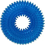WagTime Blue Spike Ring, 12cm - Keeps Your Dog Entertained for Hours, Variety of Shapes, Sizes and Materials - Ideal for Fun and Stimulating Playtime