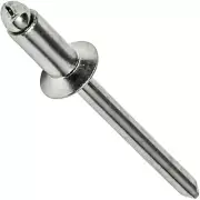 Stainless Steel Pop Rivets 3/16" x 1/4" Flat Countersunk Head Blind 6-4 Qty 1000
