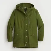 NWT J.CREW Relaxed Perfect Lightweight Cotton Blend Jacket - XSP, Green