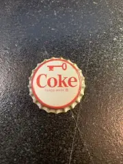 50)Vintage Coca-Cola COKE Unused UNCRIMPED Cork-Lined Bottle Caps SKELETON KEY