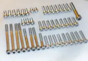 Kawasaki Ninja 500R GPZ500S EX500 87-09 Engine Covers Stainless Allen Bolts Kit