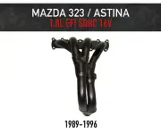 Headers / Extractors for Mazda 323 & Astina 1.8L EFI SOHC BP-ME (1989-1994)
