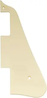 Musiclily Guitar Pickguard for China Made Epiphone Les Paul Standard Modern Style, 1Ply Cream