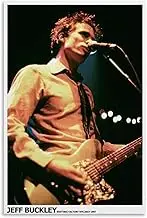 Jeff Poster Buckley Music Vintage Cover Poster Canvas Painting Wall Art Picture Home Decor Print For Bedroom Living Room Dorm Study Bar Office 12x18inch(30x45cm)