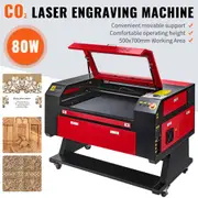 Vevor 80W CO2 Laser Engraver Engraving Cutting Machine With Color Screen 700*500mm