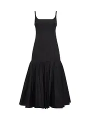 Jacquemus The Agave Flared Midi Dress FR34,FR36,FR38 Black