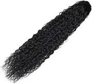 HONITANO Drawstring Long Ponytail Extension for Women Synthetic Curly Hairpiece Natural Hair Comfortable Easy to Wear for Parties Cosplay Daily Use