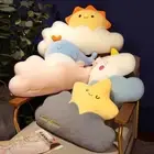 Moon Bedside Cushion Cloud Shape Chair Cushion Soft Plush Pillow Gift