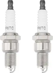VGOL 2pcs BPR4ES 97226 NGK Lawn Mower Spark Plug 14mm Thread Suitable for Small Engine Garden Tools Lawn Mower Chain Saw Brush Cutter