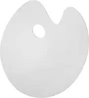 30x40cm Oval Art Paint Mixing Tray Watercolor Palette Set No Edges for Safe Use