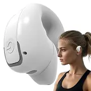 Open Ear Wireless Earbuds | Lightweight Clip On Headphones | Touch Control Wireless Earphones, Water Resistant Earbuds for Running, Workouts