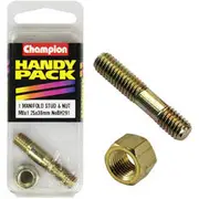 Champion Manifold Stud - M8 X 38, BH291, Handy Pack