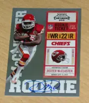 2010 Playoff Contenders Dexter McCluster autograph
