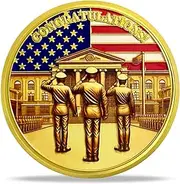 RYUKENLM Police Challenge Coin Police Academy Graduation Coins Law Enforcement Valor Medallion Celebrating The Newest Members of The Force Gift for Police Academy Graduates