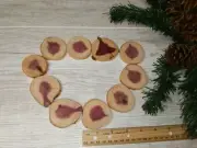 Wood Circles 10 cedar 2" cut and sanded DIY Wood USA grown Cedar ornaments