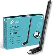 TP-Link AC1300 High Gain USB 3.0 Wi-Fi Dongle, Dual Band MU-MIMO Wi-Fi Adapter with 5dBi Antenna for PC/Desktop/Laptop, Supports Windows 11/10/8.1/8/7 (Archer T3U Plus) (UK Version)