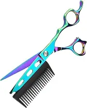 Hairstyle Scissors, Haircut Scissors, 6 Inch Professional Haircut Haircuts, Hair Scissors with Comb, Professional Scissors 2 in 1, Haircut Scissors for Your Style
