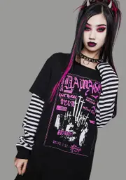 [Widow] Damage World Tour Layered Graphic Tee