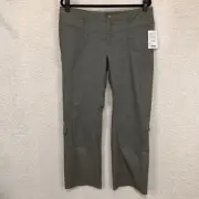 New Athleta Heathered Dipper Pants Women’s 14 Falcon Heather Bootcut Hiking
