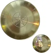 Tarot Candlestick Tray - Altar Candlestick Witch Candle Holder Serving Tray | Stainless Steel Divination Tools Display Tray Altars Decorations, Meditation, Ceremonies Buniq