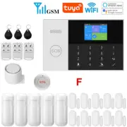 GSM WIFI Alarm System Tuya Smart Life APP Home Smart Security Protection Wireles