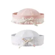 Butterfly Pattern Hat Stewardess Hat Outdoor Casual Fashion for Lady