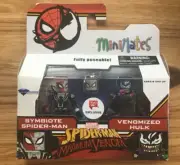 Minimates Spider-Man Maximum Venom Symbiote Spider-Man and Venomized Hulk