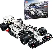 Mould King 13117 Super Sports Race Car,Formula Car Building Construction Model Block Kit, STEM Gift Toy to Build for Boys Girls Aged 8+ pcs 1235pcs(Static Version)