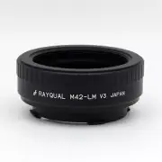 "Rayqual" Mount Adapter for Leica M Body to M42 Lens "Made in Japan"