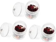 TOGEVAL Bottles Nail Art Sequin Kit Maple Leaf Glitter Decorations for Unique Manicure Designs Portable Nail Supplies for DIY Craft and Nail Decoration Activities