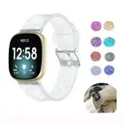 Bling Glitter Watch Band Sport Silicone Strap For Fitbit Versa 3 / Fitbit Sense