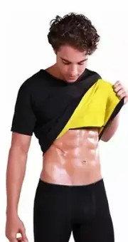 CAMI SLIM XLARGE NEOTEX MEN FAJA HOT REDUSHAPER SHIRT SHAPER CONTROL SWEAT