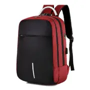 Men Women Charging Anti-theft Computer Bag Backpack Bag Lock Multi-function Backpack Travel School Bag red
