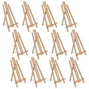 12pk 18" Large Tabletop Display Stand A-Frame Artist Easel Wood Beechwood Tripod