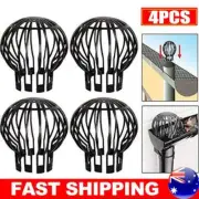 4pcs Down Pipe Gutter Balloon Guard Filter Strainer Stops Leaves Seeds Tools D7