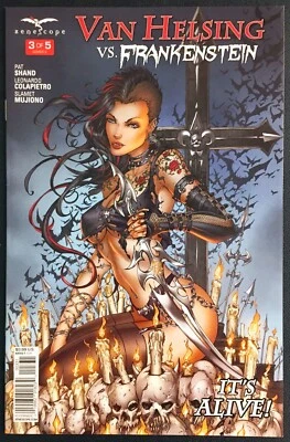 VAN HELSING VS FRANKENSTEIN #3 NM JAMIE TYNDALL Cover C Zenescope Grimm GFT