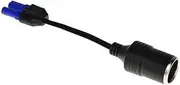 Portable EC5 Cigarette Lighter Socket Adapter Connector Compatible with 12V Car Car Jump Starter