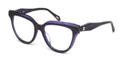 Just Cavalli VJC122 0734 Men's Glasses Brown Size 53 - Private Health Rebate - Blue Light Block Available