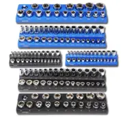 DISEN 6pcs Magnetic socket holder set FITS 150 SOCKETS 1/4 3/8 1/2 drive sizes.
