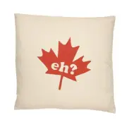 Eh? In A Red Maple Leaf With Feather Down Insert Pillow