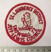 Jefferson Lewis Council New York 1972 St. Lawrence District Boy Scouts BSA