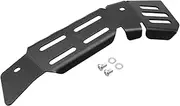 Exhaust Protector Motorcycle Aluminum Exhaust Pipe Heat Shield Cover Guard Protector Fit for Honda XR650L XR 650L 1993-2024 Exhaust Heat Shield(Black)