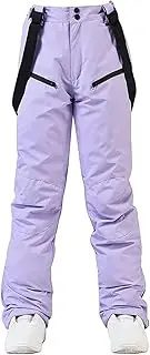 [ESOMAVRIX] Unisex Ski Pants Insulated Windproof Snow Pants Adult Salopettes Water Skiing Trousers for Snowboard & Ski/531