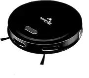 [MyGenie] Robot Vacuum Cleaner Smart WiFi Gyroscopic Freemove Navigation, 2600mAh Battery, 1500PA Suction, 650ml Dustbin,Brushless Motor, 90 Minute Run Time, Black