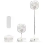 Portable Pedestal Fan - Foldaway Standing Fan Foldable Desk Fan, Use 7200Mah ...