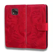 Imprinted Tiger Pattern Stand Wallet Case Leather Cover for Motorola Moto G Power (2021)