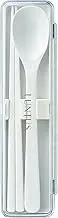 Asvel C Lantus Chopsticks and Spoon Set N White